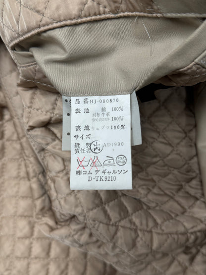 SS1991 Comme Des Garçons Homme Leather Collar ‘Hunting’ Jacket