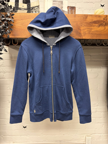 Dior Homme Reversible Blue/Grey Cotton Hoodie