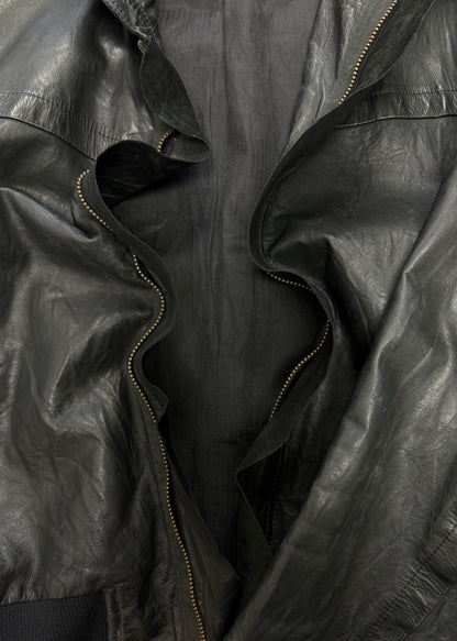 Yohji Yamamoto Y’s Kangaroo Leather Zip-Up Jacket