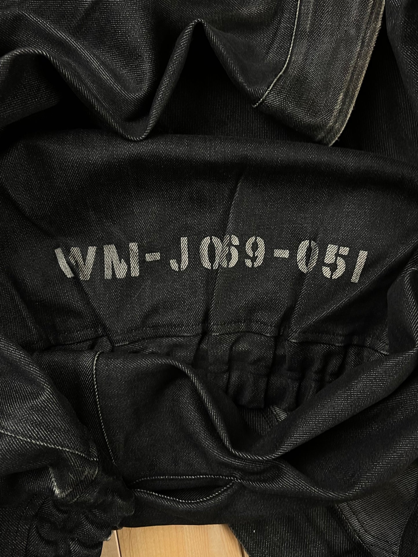 Autumn Winter 2003 Junya Watanabe Military Denim Bomber Jacket