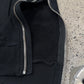 Balmain ‘Side-Zip’ Black Cotton Sleeveless Hoodie