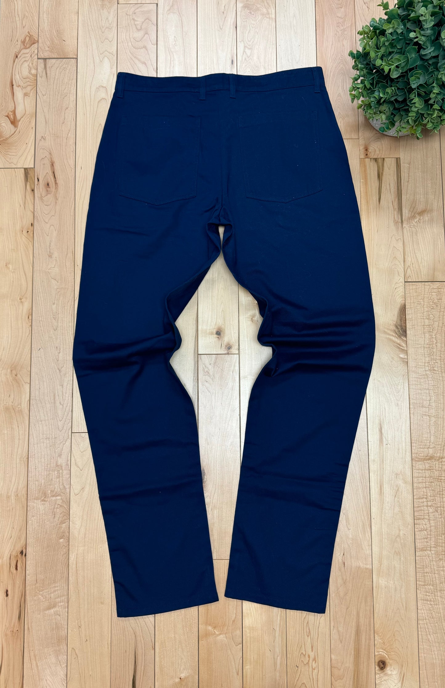 Raf Simons Blue Single Pleat Pants