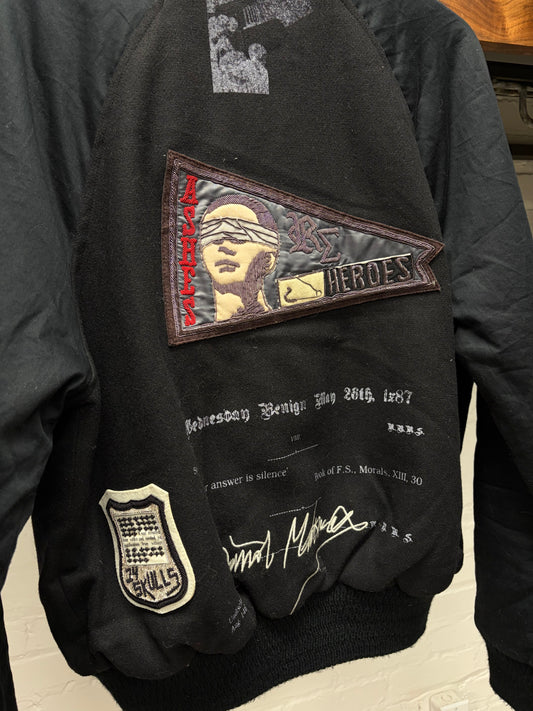 AW2006 RAF by Raf Simons Patchwork Bomber Jacket
