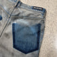 SS2023 Balenciaga ‘Mudshow’ Reversed Pocket Thrash Distressed Denim