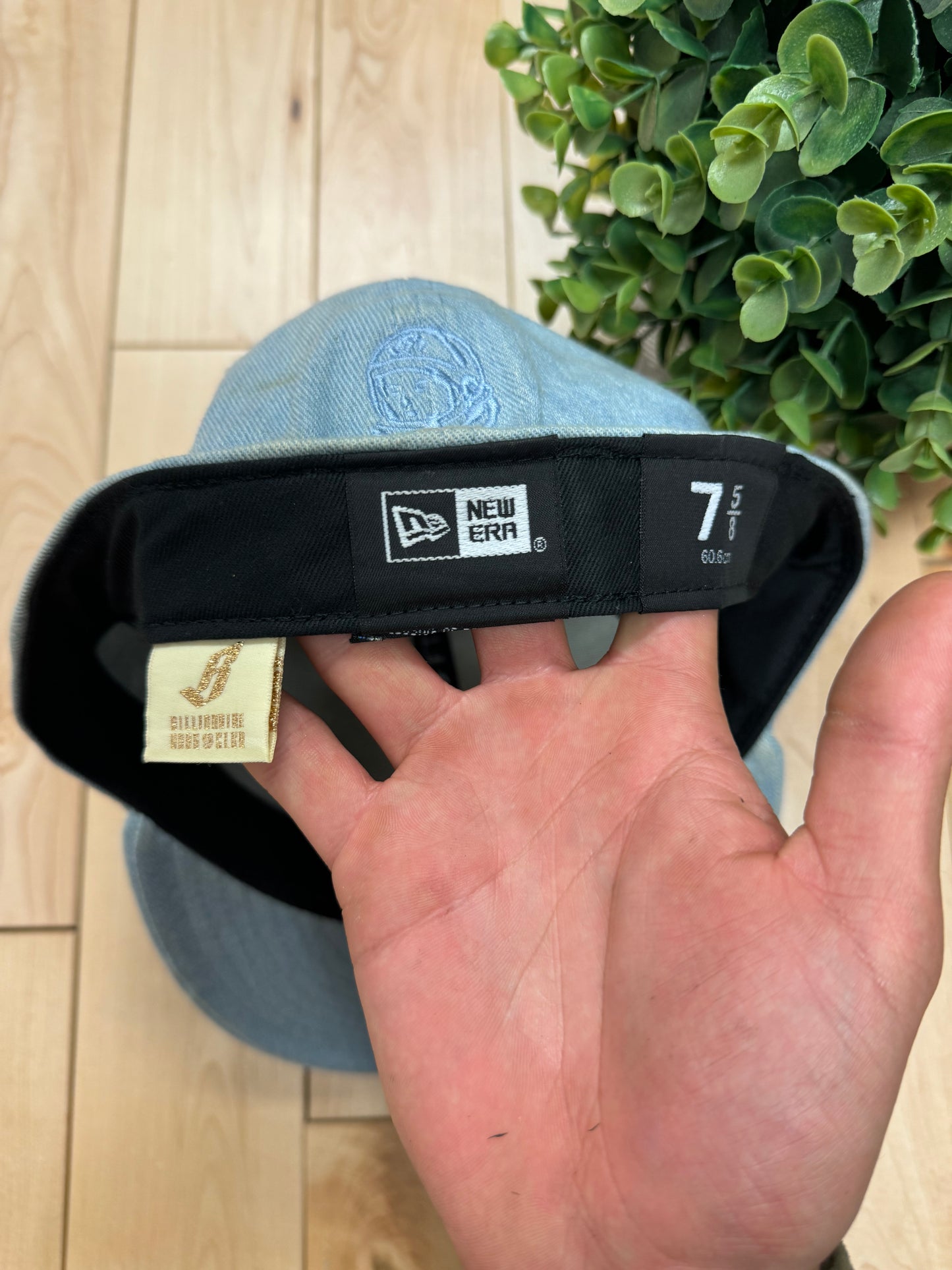 2000s Billionaire Boys Club x New Era Denim Fitted Hat