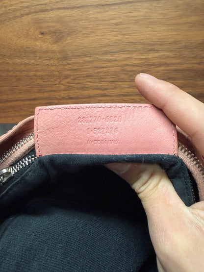 Balenciaga Baby Pink Leather/Silver Hardware ‘City’ Bag