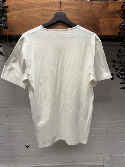 AW2002 Dior Homme by Hedi Slimane ‘Reflexion’ Embroidered Crest White T-Shirt