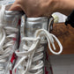 Saint Laurent SL/01 ‘Star Patch’ Leather High Top Sneakers