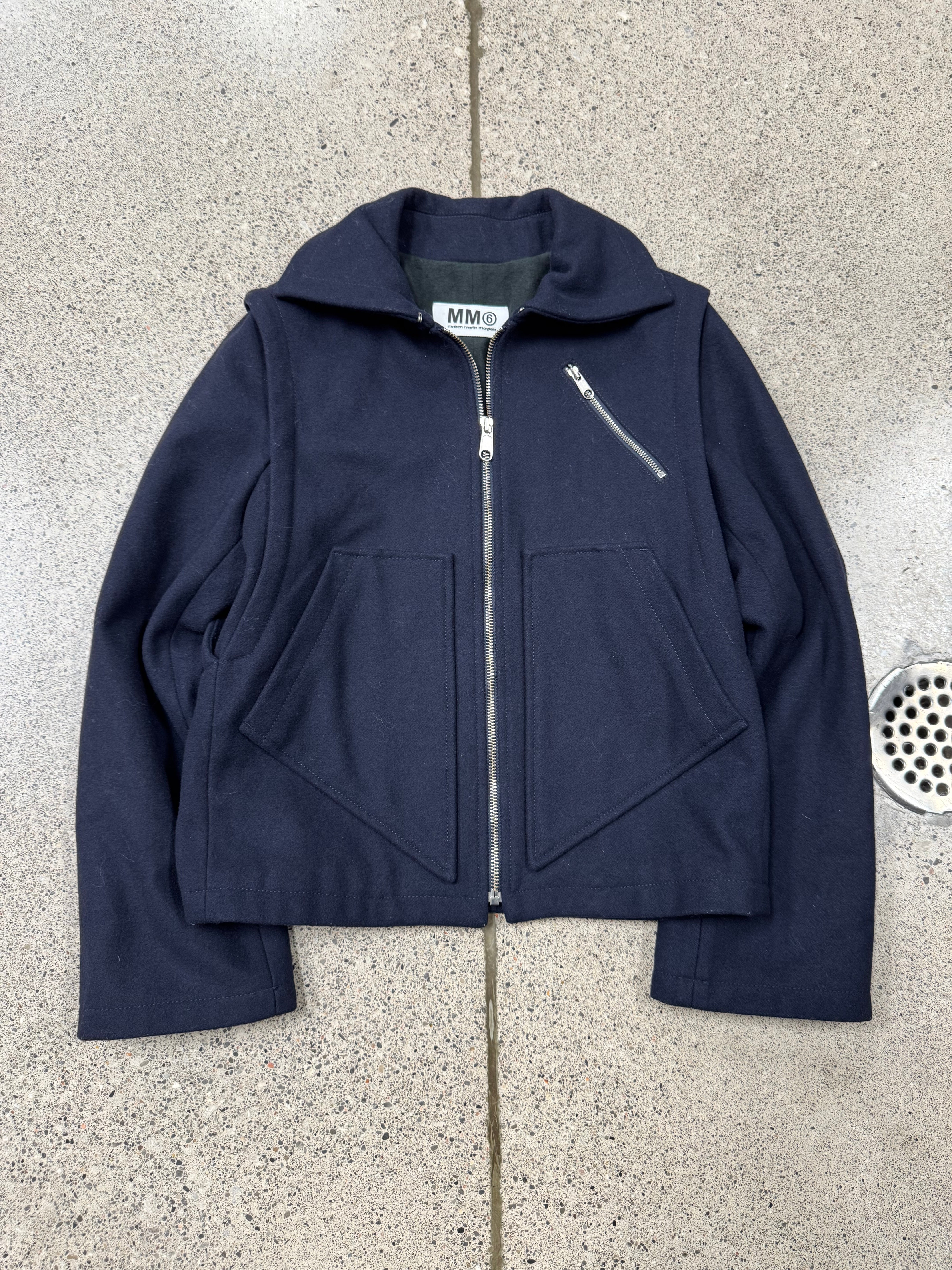 Maison Martin Margiela Cropped Zip-Up Jacket – Alex Maxamenko