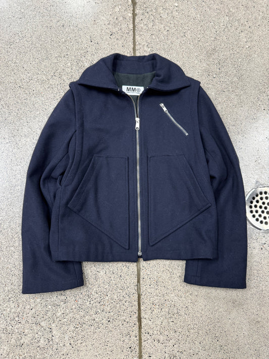 Maison Martin Margiela Cropped Zip-Up Jacket