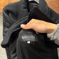 Balmain Quilted ‘Puffer Sleeve’ Wool Coat