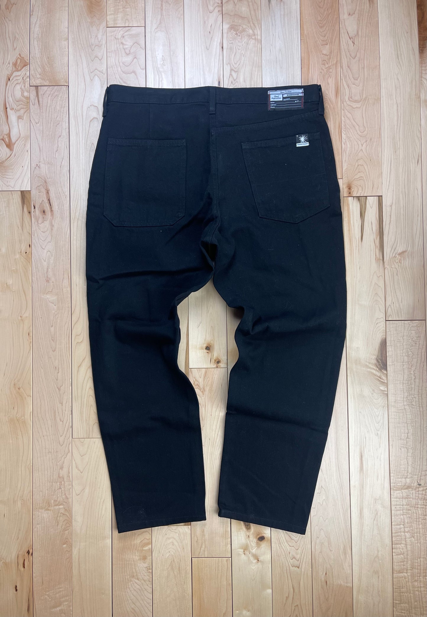 Miharayasuhiro Straight Black Denim