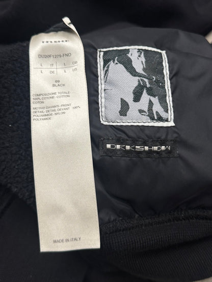 Rick Owens DRKSHDW ‘Jason’ Nylon Panelled Zip Up Hoodie