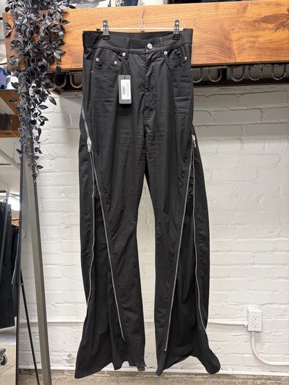 SS2024 Rick Owens ‘Lido’ Banana Cut Flared Leg Pants