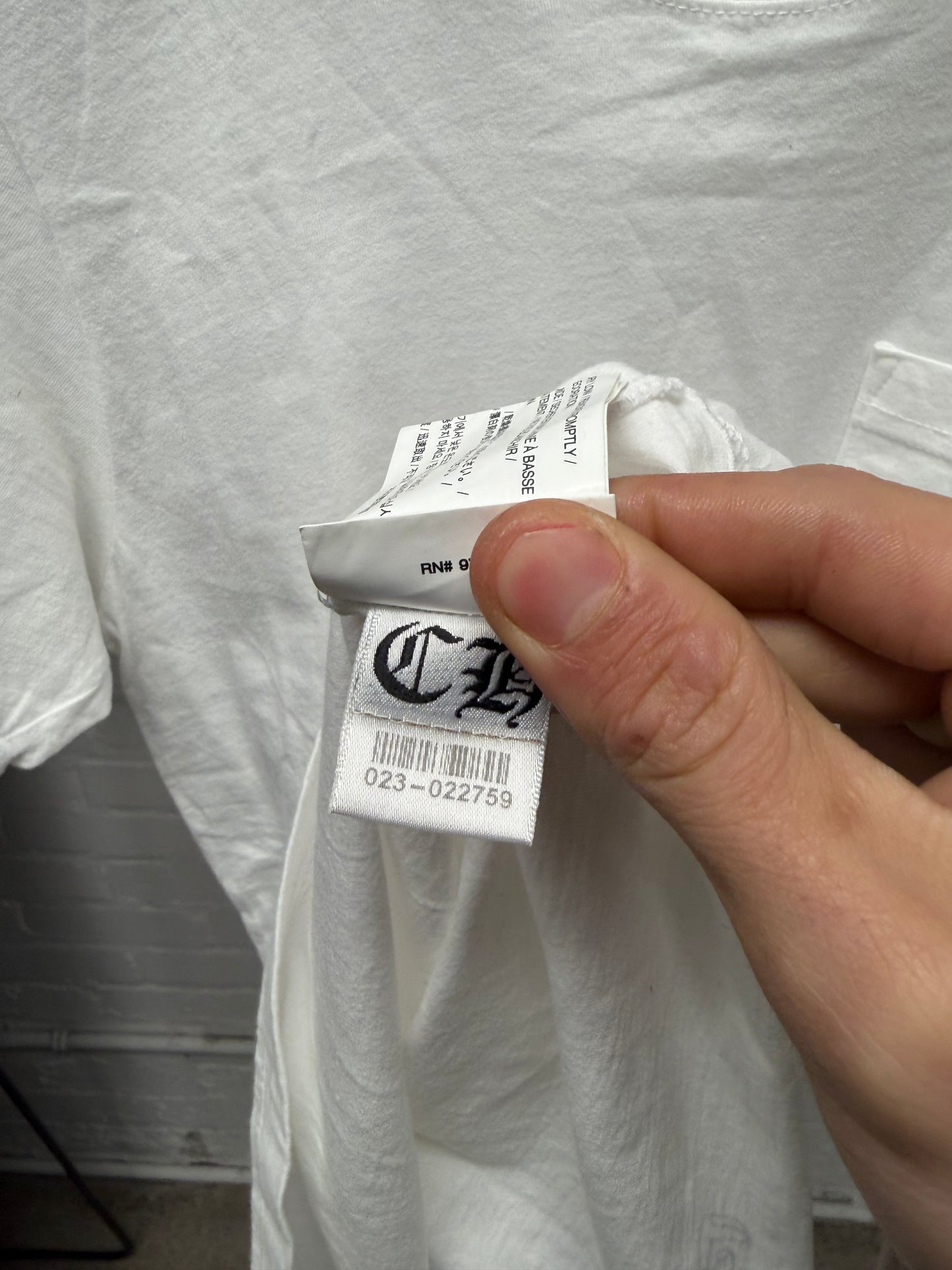 Chrome Hearts Gradient ‘Dagger Vine’ Logo T-Shirt