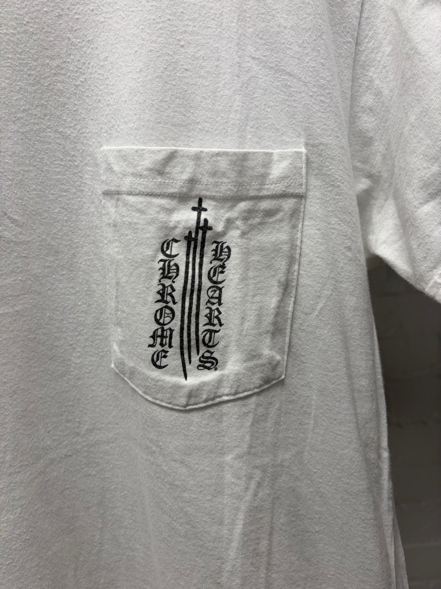 Chrome Hearts ‘RS3’ Logo White Graphic T-Shirt