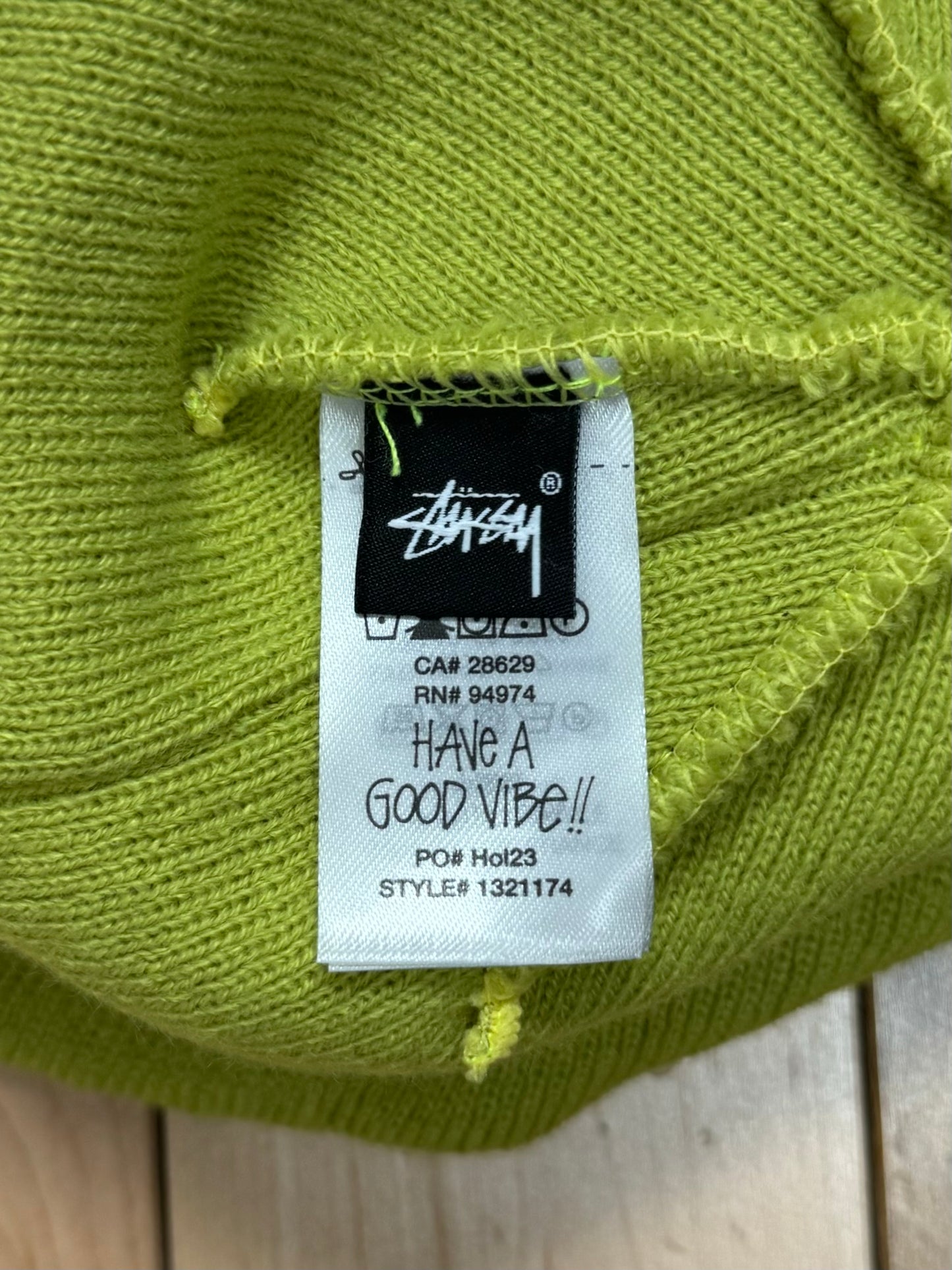 Stussy ‘Jolt Green’ Logo Beanie