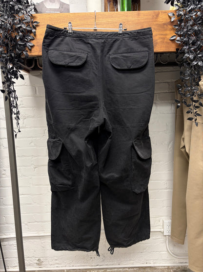 Entire Studios Ultra Baggy ‘Freight’ Black Cargo Pants