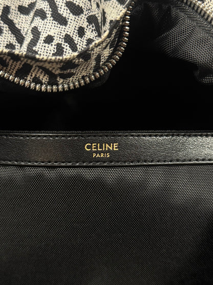 Celine ‘Snow Leopard’ Leather Strap Backpack