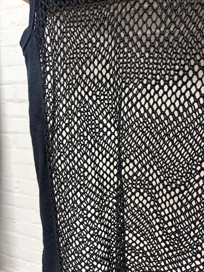 Dolce & Gabbana ‘Fishnet’ Black Mesh Tank Top