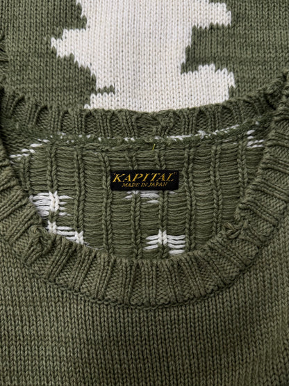 Kapital 5G Bone Knit Sweater Vest