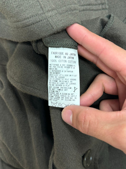 Yohji Yamamoto Faded Brown Cotton Cargo Blazer