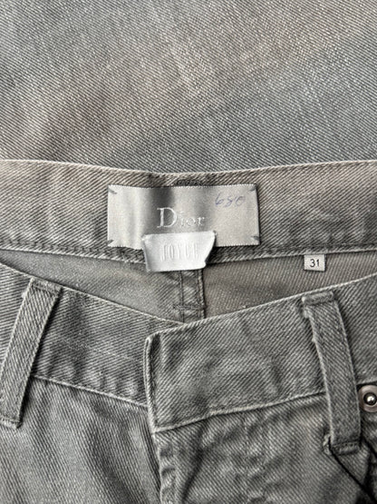 Dior Homme Washed Grey Slim/Skinny Denim