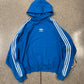 2022 Balenciaga x Adidas ‘3 Stripes’ Blue Pullover Hoodie