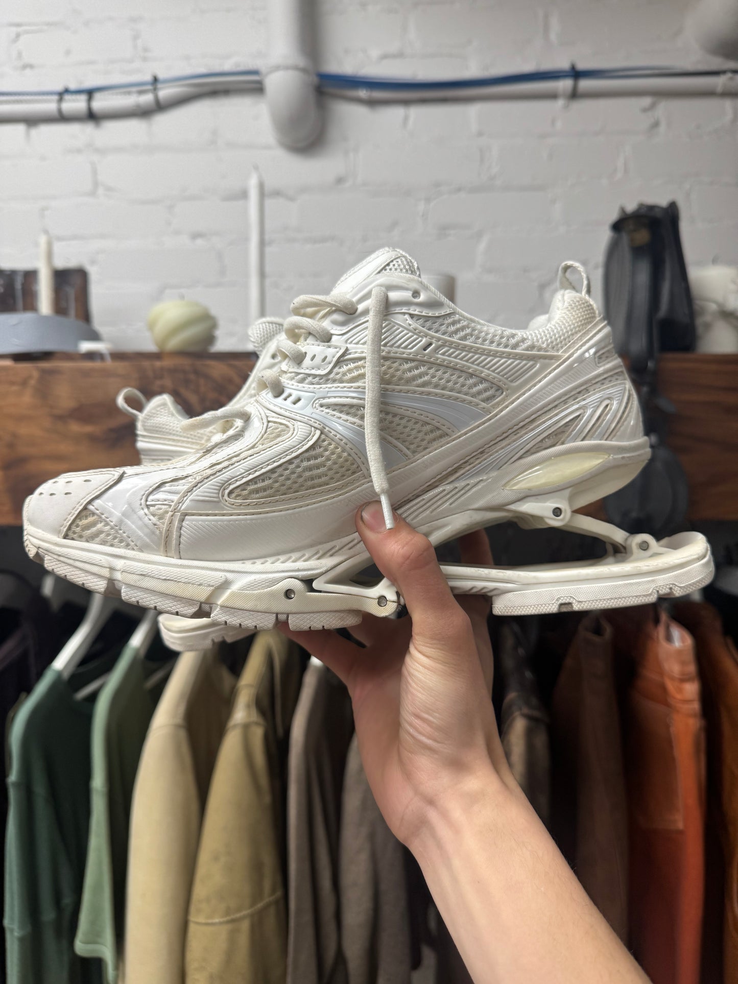 Balenciaga ‘X-Pander’ Spring Blade Platform Low Top Sneakers