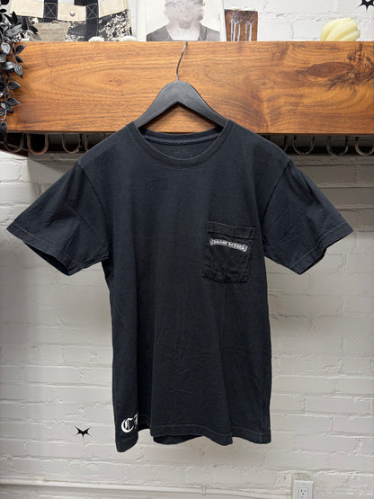 Chrome Hearts ‘Star Cross Logo’ Black Graphic T-Shirt