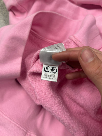 Chrome Hearts Mattyboy ‘Vantity Affair’ Pink Cross Pullover Hoodie