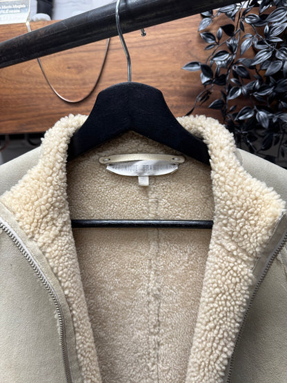Veronique Branquinho Suede Shearling Lined Jacket