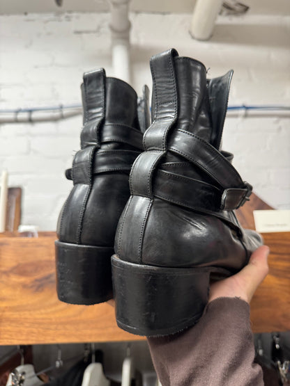 2000s Yves Saint Laurent by Tom Ford ‘Jonny Jodhpur’ Calfskin Leather Boots