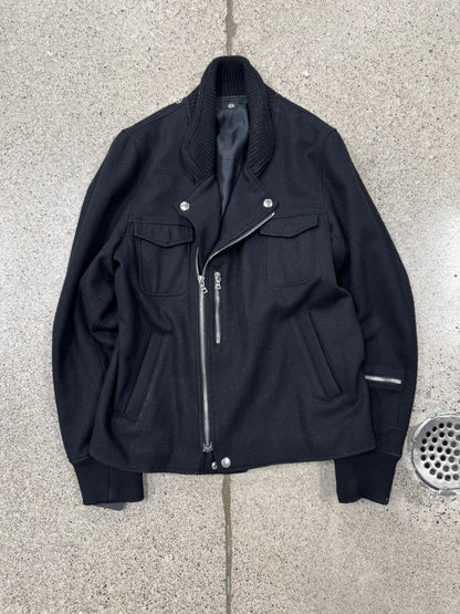 AW2007 Undercover 2 Piece Hybrid Leather Jacket