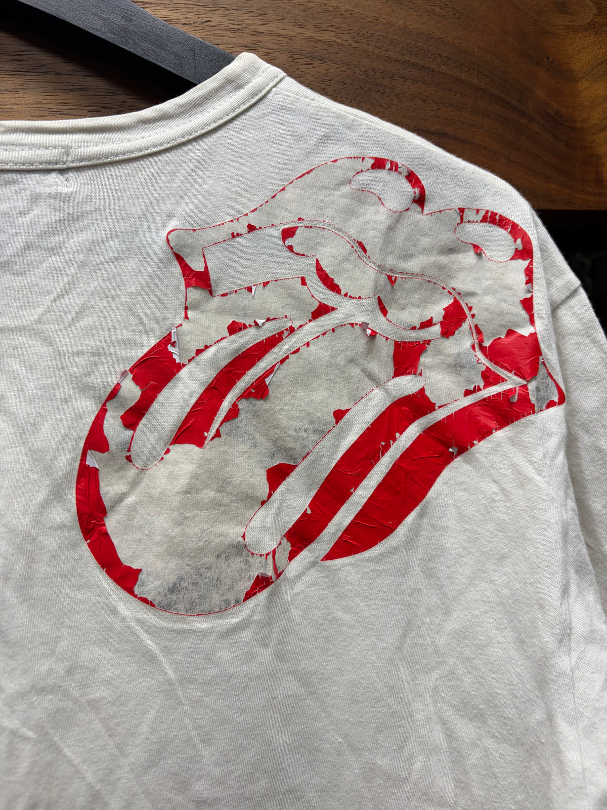 SS2005 Comme Des Garçons Homme Plus x Rolling Stones ‘Autograph’ White Graphic T-Shirt