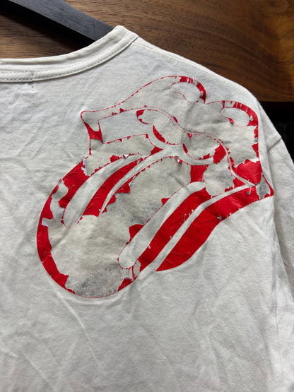 SS2005 Comme Des Garçons Homme Plus x Rolling Stones ‘Autograph’ White Graphic T-Shirt