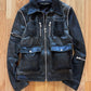 Spring Summer 2002 Dolce & Gabbana Mainline Detachable Sheepskin Zip Leather Jacket