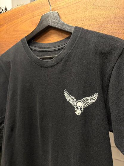 Chrome Hearts Foti ‘Skull Crest’ Black Graphic T-Shirt