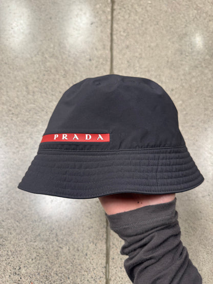 Prada Sport ‘Linea Rossa’ Nylon Bucket Hat