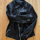 14th Addiction ‘Double Zip’ Lambskin Leather Riders Jacket