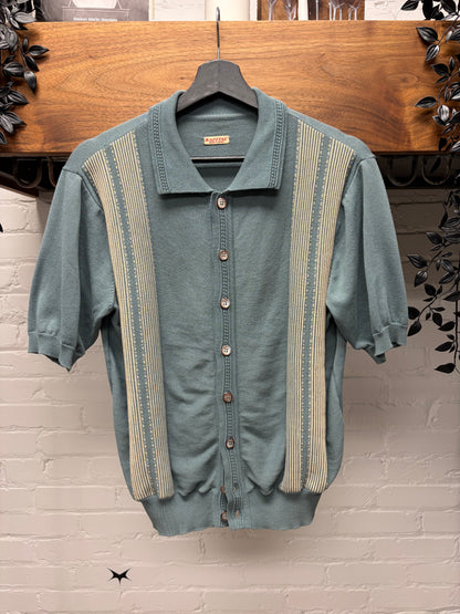 Kapital ‘Oyster Aloha’ 14G Knit Polo Shirt