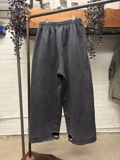SS2025 Balenciaga x Under Armour Heavyweight Wide Leg Black Sweatpants