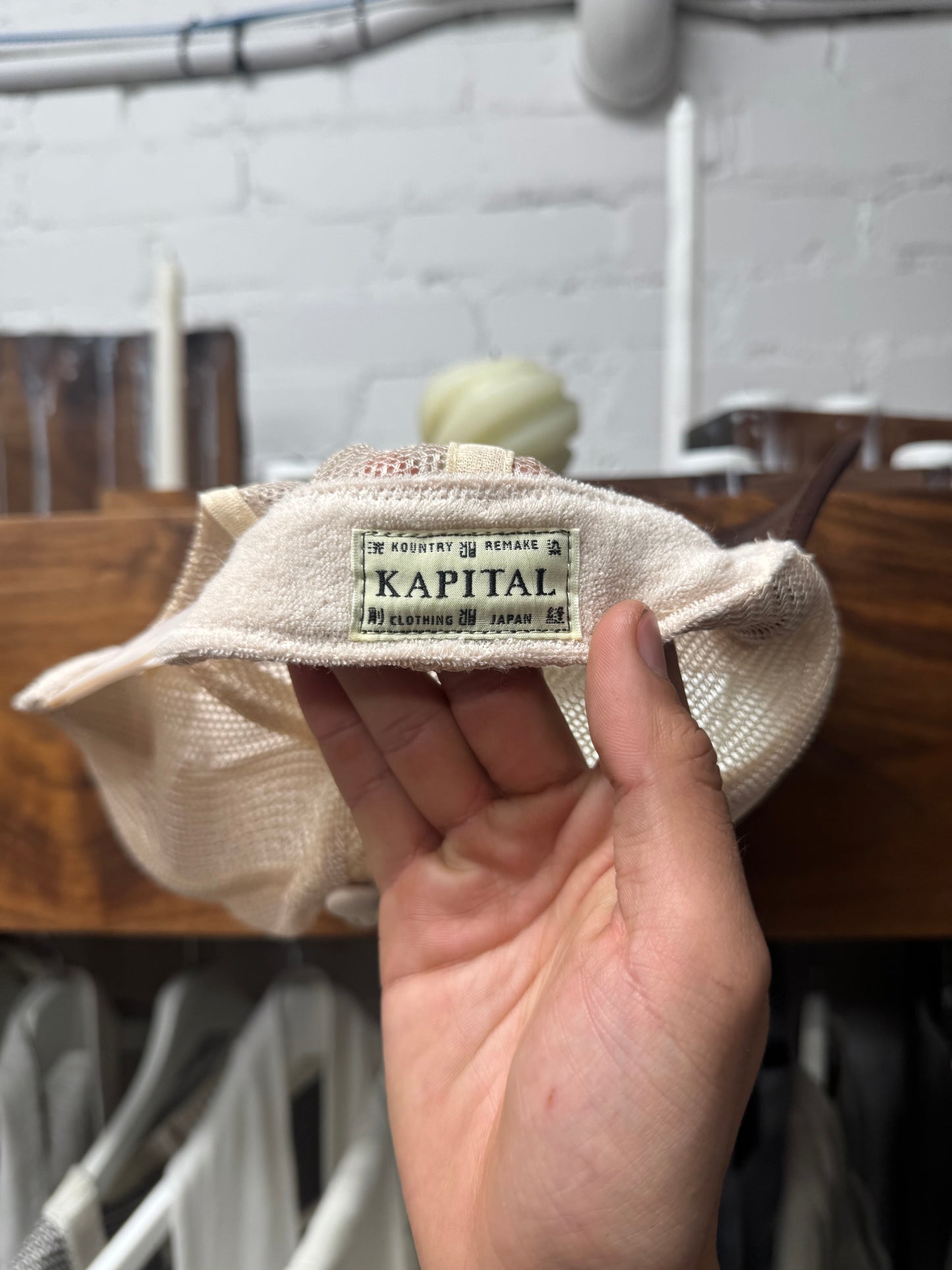 Kapital Kountry ‘The Denim Died’ Mesh Trucker Hat
