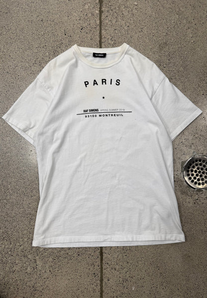 2019 Raf Simons ‘Paris’ T-Shirt