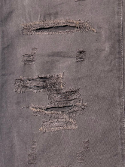 2000s Dolce & Gabbana Distressed Brown Bootcut Denim