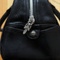 Chrome Hearts 14 Cross 925 Silver Black Leather Gym Bag