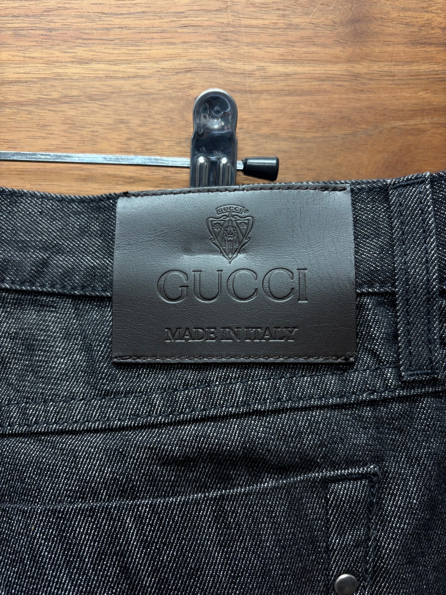 Gucci Staff Uniform Slim/Skinny Cut Released Hem Denim