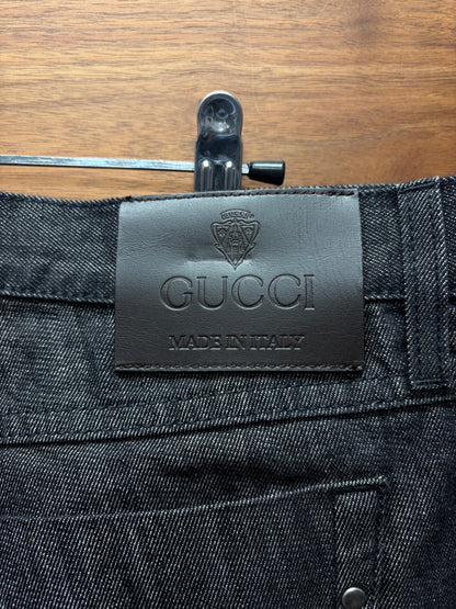 Gucci Staff Uniform Slim/Skinny Cut Released Hem Denim