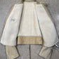 Maison Martin Margiela Goat Fur Lined ‘5-Zip’ Suede Jacket