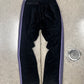 Needles Black/Purple Velour Striped Track Pants